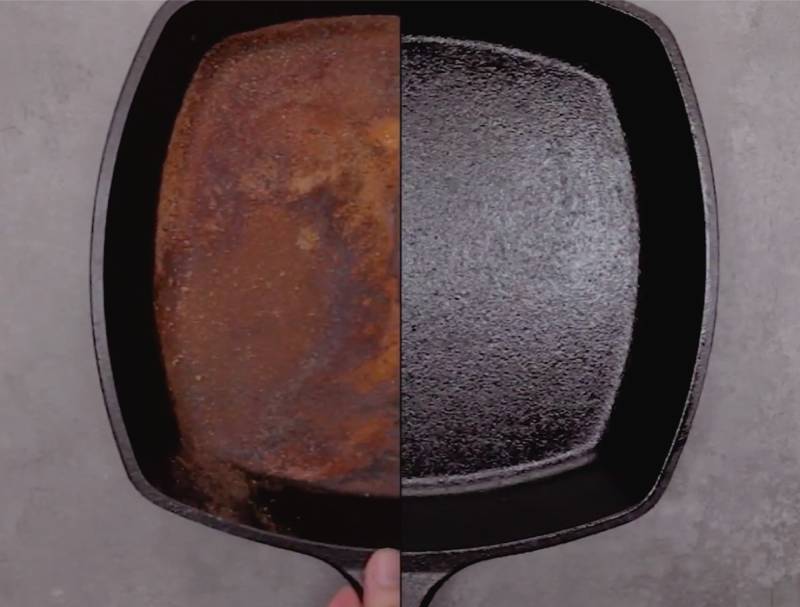 How to Restore A Rusty Cast Iron Skillet