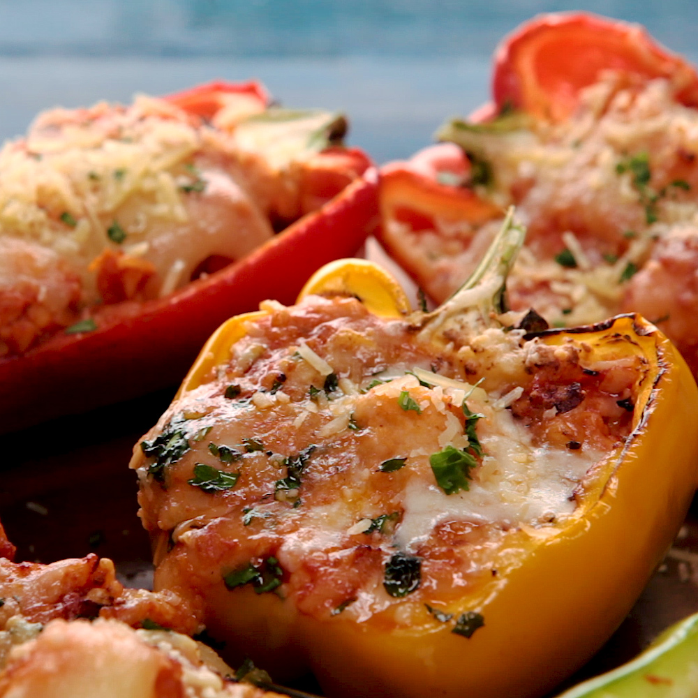 Chicken Parm Stuffed Bell Peppers 01