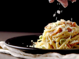 cauliflower pasta carbonara